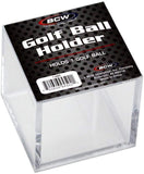 BCW 1 (One) Single Golf Ball Square/Cube - Holder/Display Case!