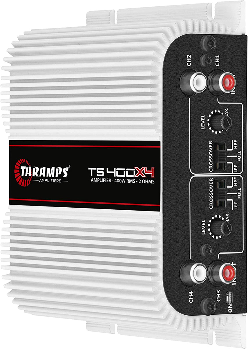 Taramp's TS 400X4 Ohms Channel 400 Watts Class D Full Range Amplif –  Blue Forest Market