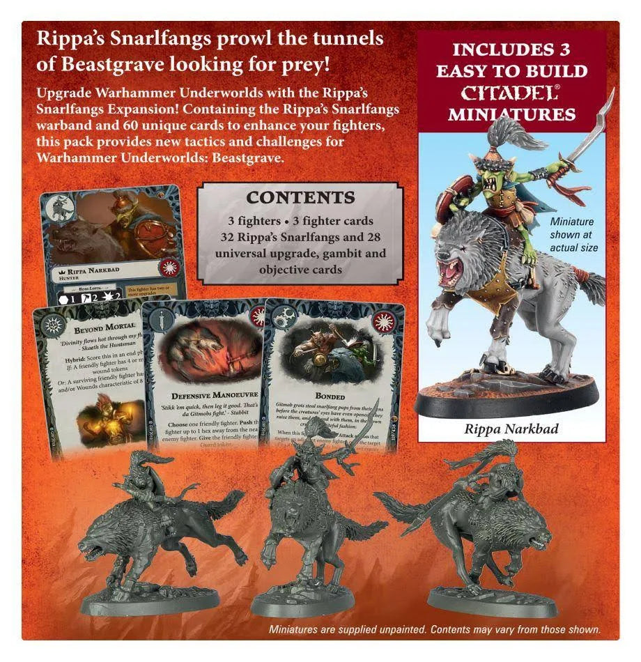 Toys & Games - Warhammer Underworlds Beastgrave: Rippa's Snarlfangs