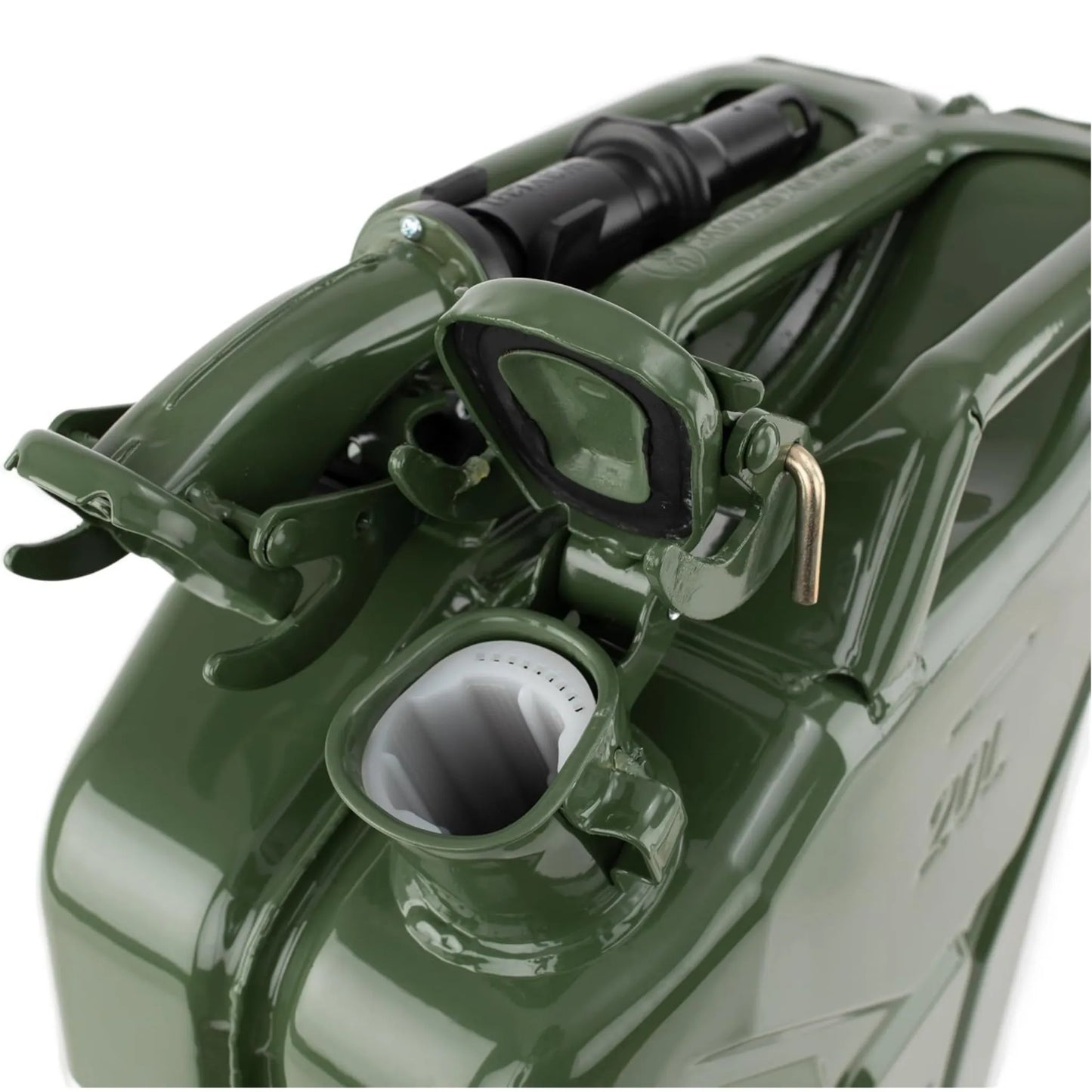 Wavian 20L Metal Jerry Can – Green | Premium Fuel Storage