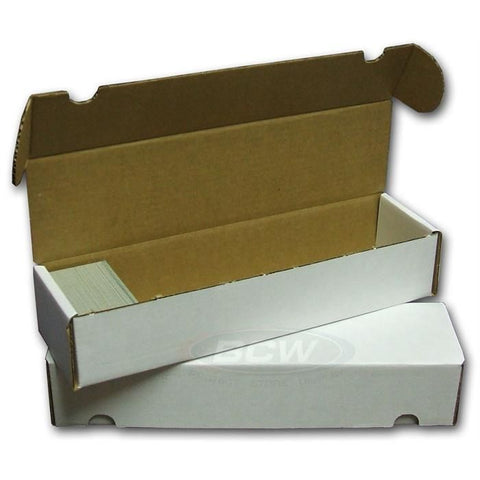 2 Boxes - BCW 800 Count - Corrugated Cardboard Storage Box - Baseball, Other Sport Cards, Gaming & Trading Card Collecting Supplies