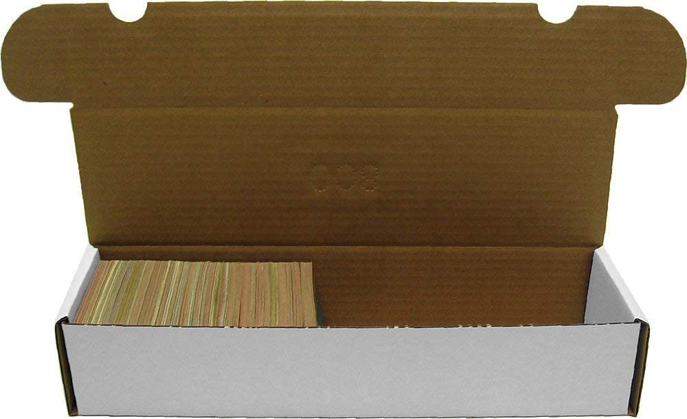 BCW 800-Count Storage Box For Standard 20pt Trading Cards, 200 Lb. Test Strength (5-Count)