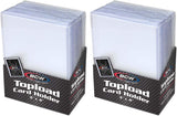 BCW Clear Topload Card Holder For Standard Cards 3" X 4" (50-Count Total)
