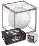 BCW Golf Ball Square - Holder & Display Case (Box Of 6 Cubes)