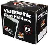 Box Of 20 BCW Magnetic Card Holders - 35 Pt.