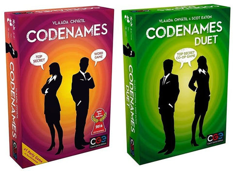 Codenames Bundle Set With Codenames And Codenames Duet By Czech Games (2 Items)