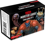 D&D: Monster Cards 5e Bundle Including Monster Cards - Challenge 0-5 Deck And Challenge 6- 16 Deck