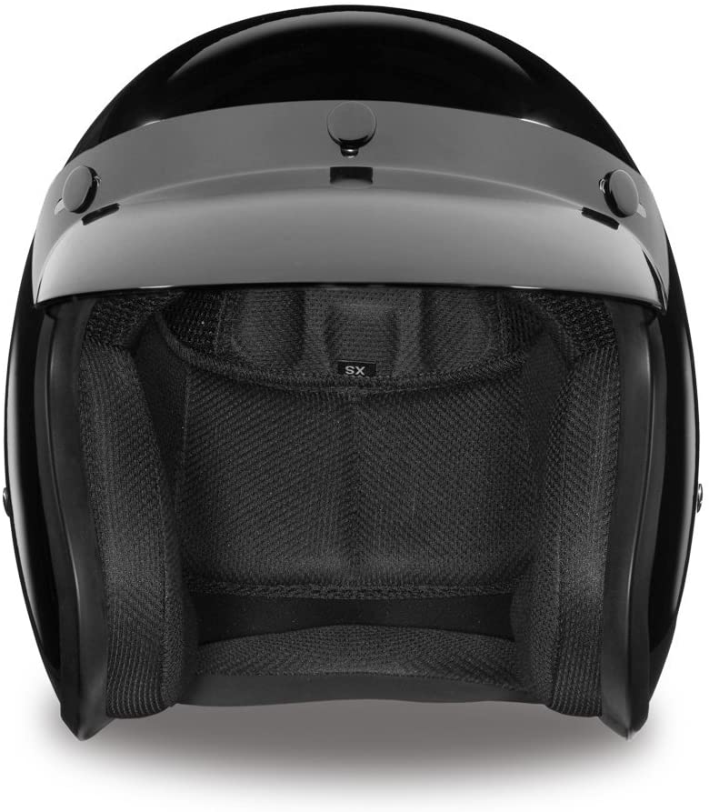 Daytona Helmets D.O.T. DAYTONA CRUISER- HI-GLOSS BLACK,Large