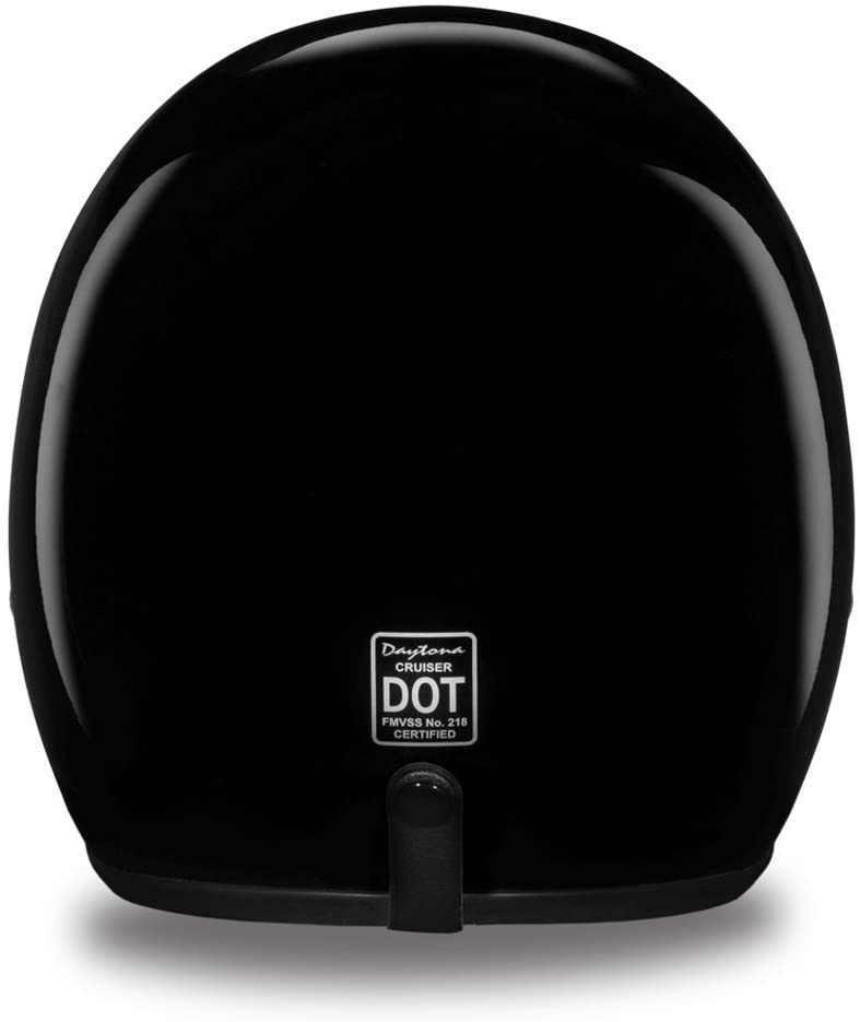 Daytona Helmets D.O.T. DAYTONA CRUISER- HI-GLOSS BLACK,Large