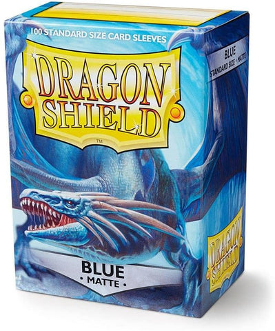 Dragon Shield Matte Blue Standard Size 100 Ct Card Sleeves Individual Pack
