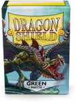 Dragon Shield Matte Green Standard Size 100 Ct Card Sleeves Individual Pack