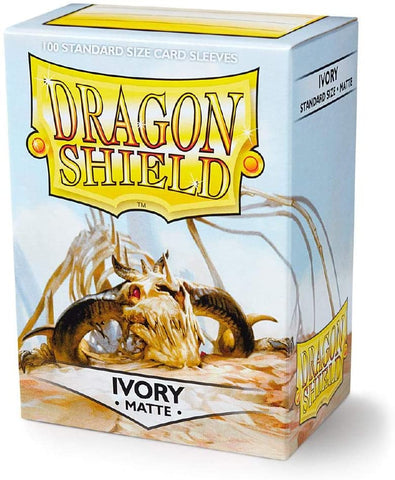 Dragon Shield Matte Ivory Standard Size 100 Ct Card Sleeves Individual Pack