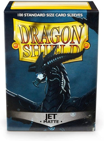 Dragon Shield Matte Jet Standard Size 100 Ct Card Sleeves Individual Pack