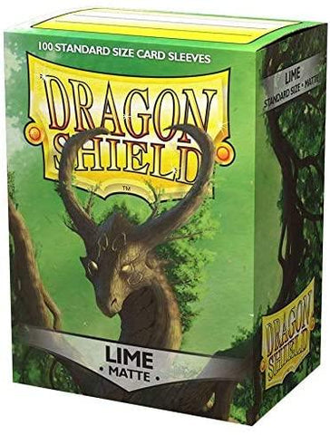 Dragon Shield Matte Lime Green Standard Size 100 Ct Card Sleeves Individual Pack