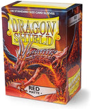 Dragon Shield Matte Red Standard Size 100 Ct Card Sleeves Individual Pack