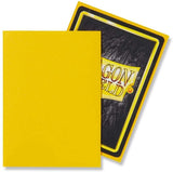 Dragon Shield Matte Yellow Standard Size 100 Ct Card Sleeves Individual Pack