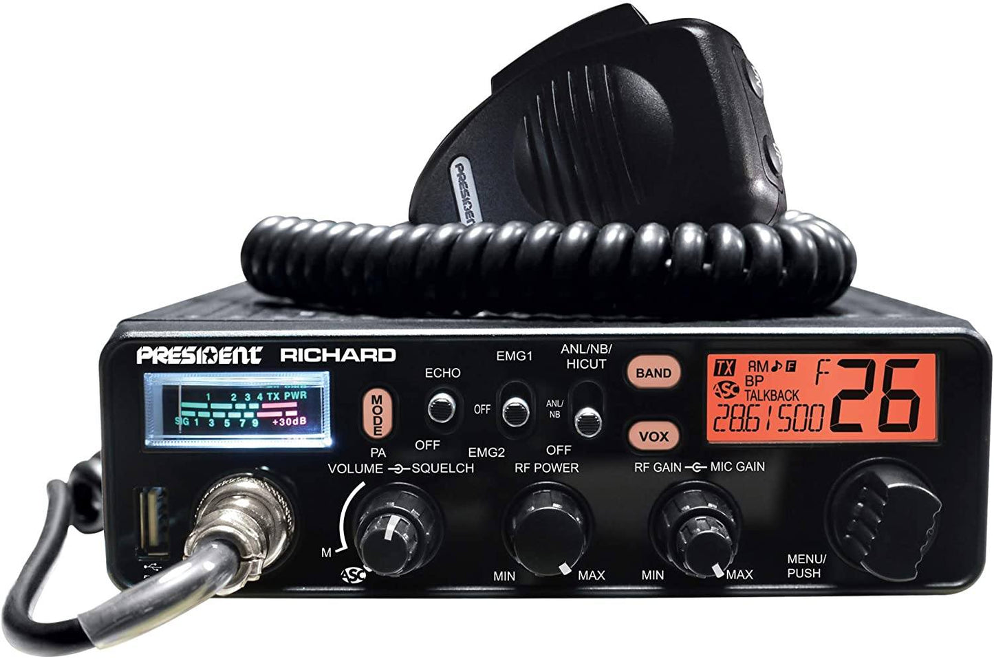 Electronics - President Richard 10 Meter Ham Radio, 50W PEP
