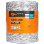 Gallagher Electric Fence Turbo Wire | 9 Mixed Metal Strands For 40x More Conductivity And Extreme Power | Ideal For Long Portable Fences | UV, Rust Resistant | 3/32" Diameter Turbowire | 2625 Foot