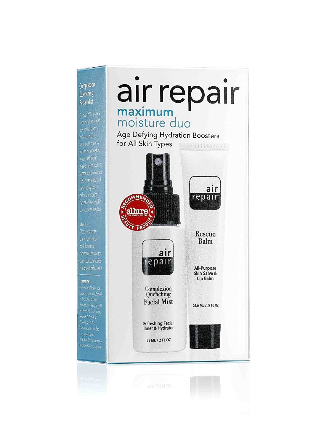 Health & Beauty - Air Repair Skincare – Maximum Moisture Duo – Facial Mist And Rescue Balm