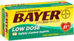 Health Care - Bayer Low Dose Safety Coated Aspirin 81 Mg ( 400 Count )IIIiii