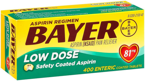 Health Care - Bayer Low Dose Safety Coated Aspirin 81 Mg ( 400 Count )IIIiii