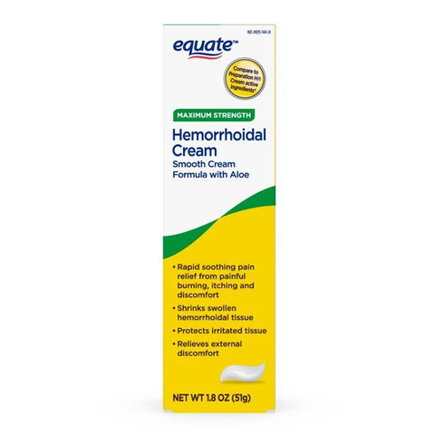 Health & Personal Care - Equate Maximum Strength Hemorrhoidal Cream 1.8 Oz