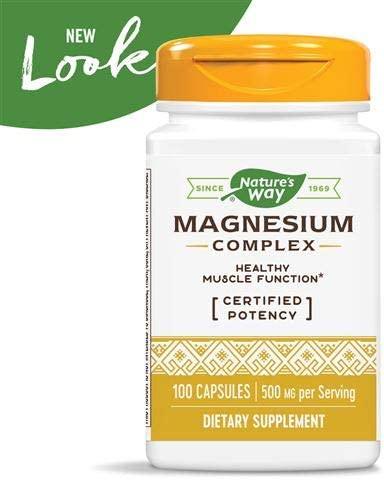 Health & Personal Care - Nature's Way Magnesium Complex 500mg, 100 Capsules
