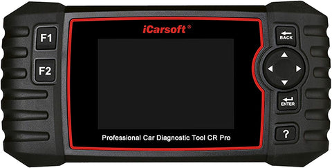 ICarsoft CR Pro Professional Multi-System Multi-Brand Car Diagnostic Tool Scanner Incl. Battery Tester, Read And Clear Engine, Transmission, Airbag, ABS Trouble Codes