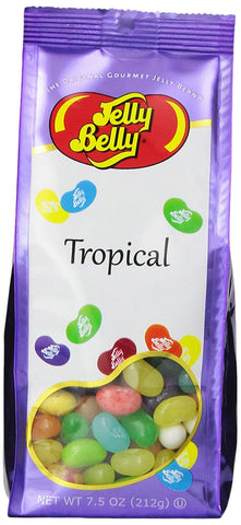Jelly Belly Candy Gift Bag, Tropical, 7.5 Oz