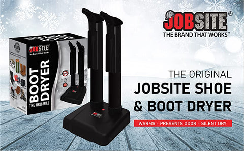 JobSite Original Shoe Boot Dryer - Electric Warmer - Prevents Odor & Mold – Ultra Silent