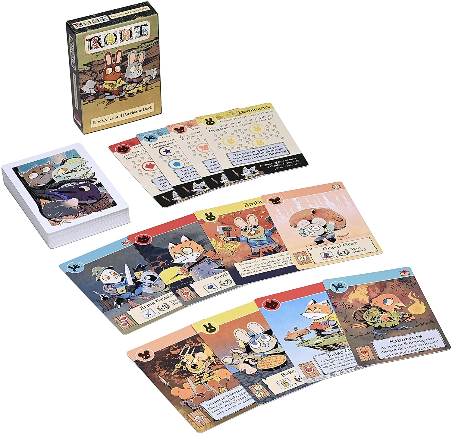 Leder Games | Root: The Exiles And Partisans Deck