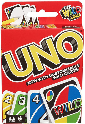 Mattel Games UNO: Classic Card Game, Multi, 8 X 3-3/4 X 81/100 In (42003)
