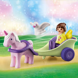 Playmobil 1.2.3 70401 Unicorn Carriage With Fairy, For Children Ages 1.5 - 4