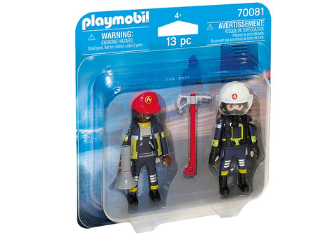 Playmobil 70081 Rescue Firefighters Duo Pack - Fireman And Firewoman