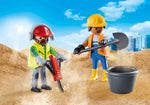 Playmobil 70272 Construction Workers Duo Pack, Colourful