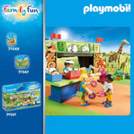 Playmobil Gorilla With Babies Colourful,14.2 X 4.1 X 14.2 Cm, Count Of 9