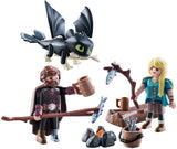 PLAYMOBIL How To Train Your Dragon III Hiccup & Astrid With Baby Dragon Multicolor
