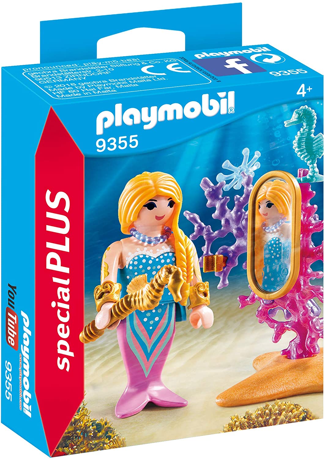 Playmobil Mairmaid With Mirror And Decoration 9355 Playmobil Special Plus Item