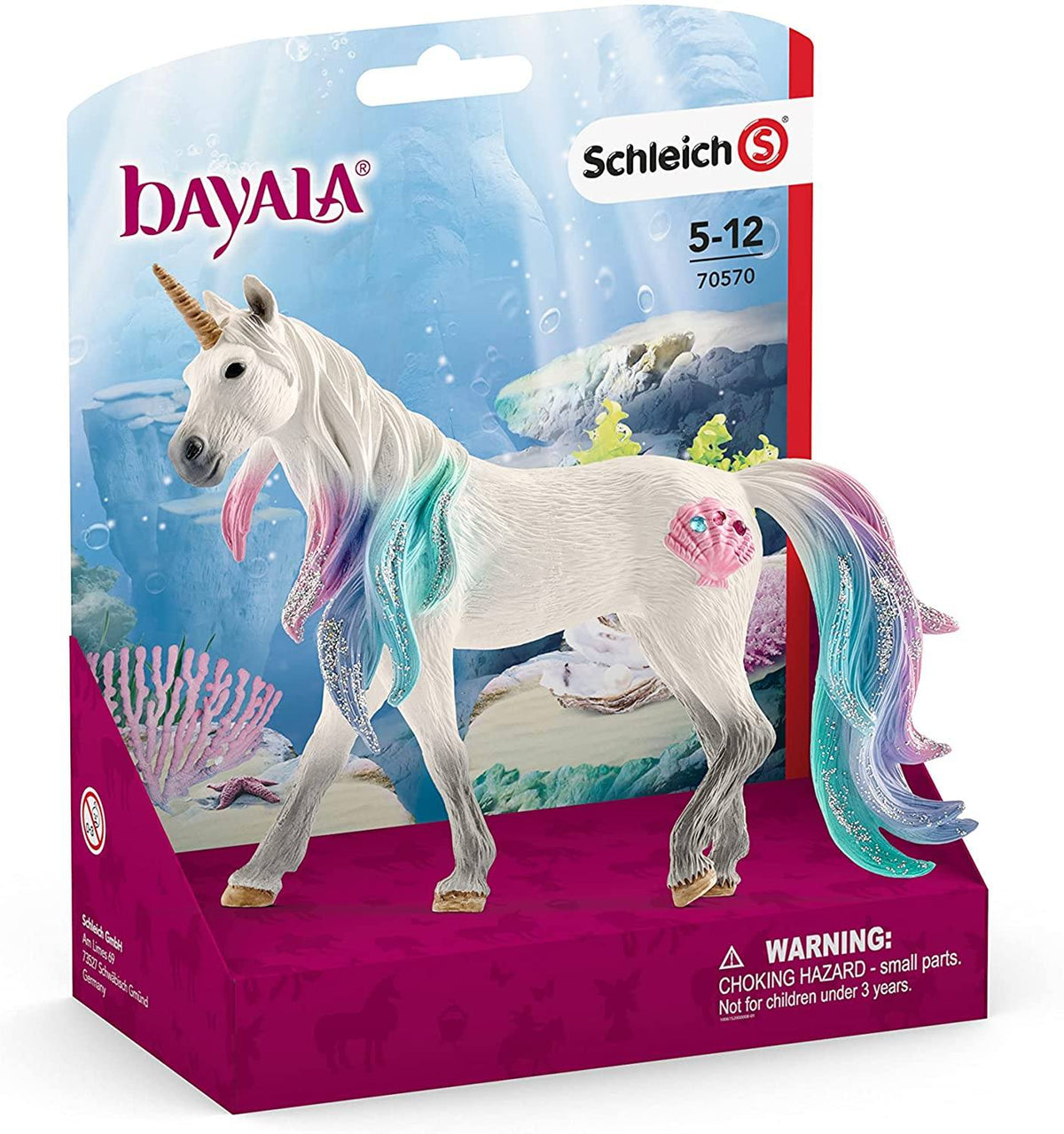 Schleich Bayala Animal Figurine, Unicorn Toys For Girls And Boys 5-12 Years Old, Sea Unicorn Mare