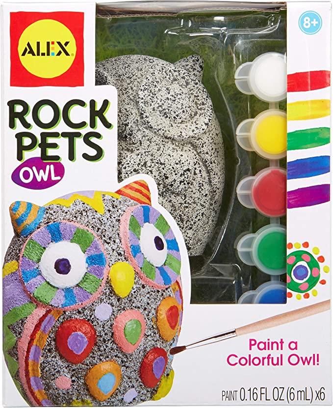 Toys & Games - Alex Rock Pets Owl Kids Art And Craft Activity
