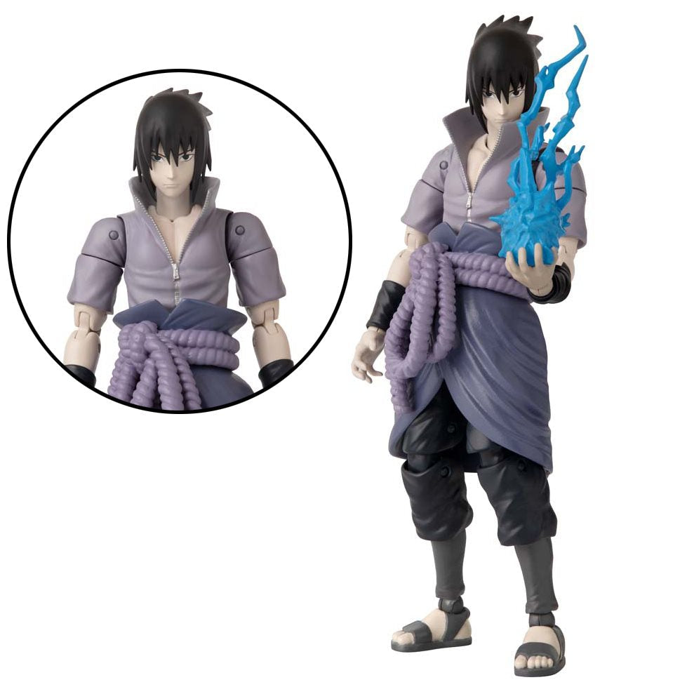 Anime Heroes 36902 Naruto 15cm Uchiha SasukeAction Figures Blue