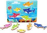 Toys & Games - Baby Shark Chunky Wooden Sound Puzzle - Plays The Baby Shark Song, Multicolor