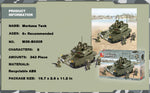 Toys & Games - Sluban Merkava Army Tank Building Blocks Set, Lego Compatible, 344 Pcs, Ages 6+