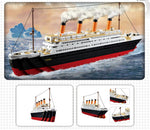Toys & Games - Titanic Ship Model Building Blocks Set For Kids Compatible With Lego Brand HUGE