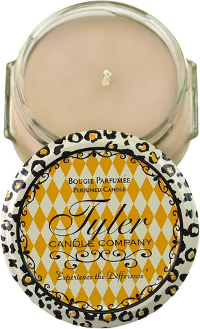 Tyler Glass Fragrance Candle Warm Sugar Cookie,Beige,3.4 Oz.