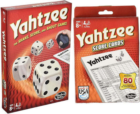 Yahtzee Board Games Bundled With Yahtzee Score Pads