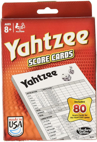 Yahtzee Score Card (Single [80]
